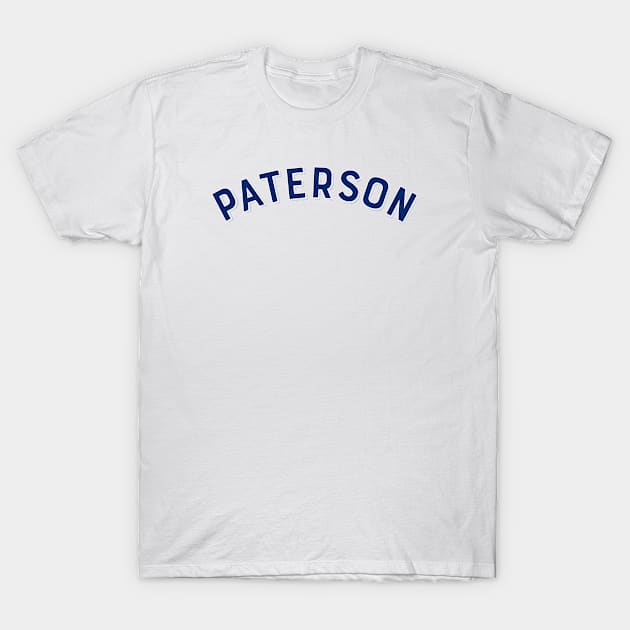 Paterson New Jersey Vintage Arch Letters T-Shirt by Hashtagified